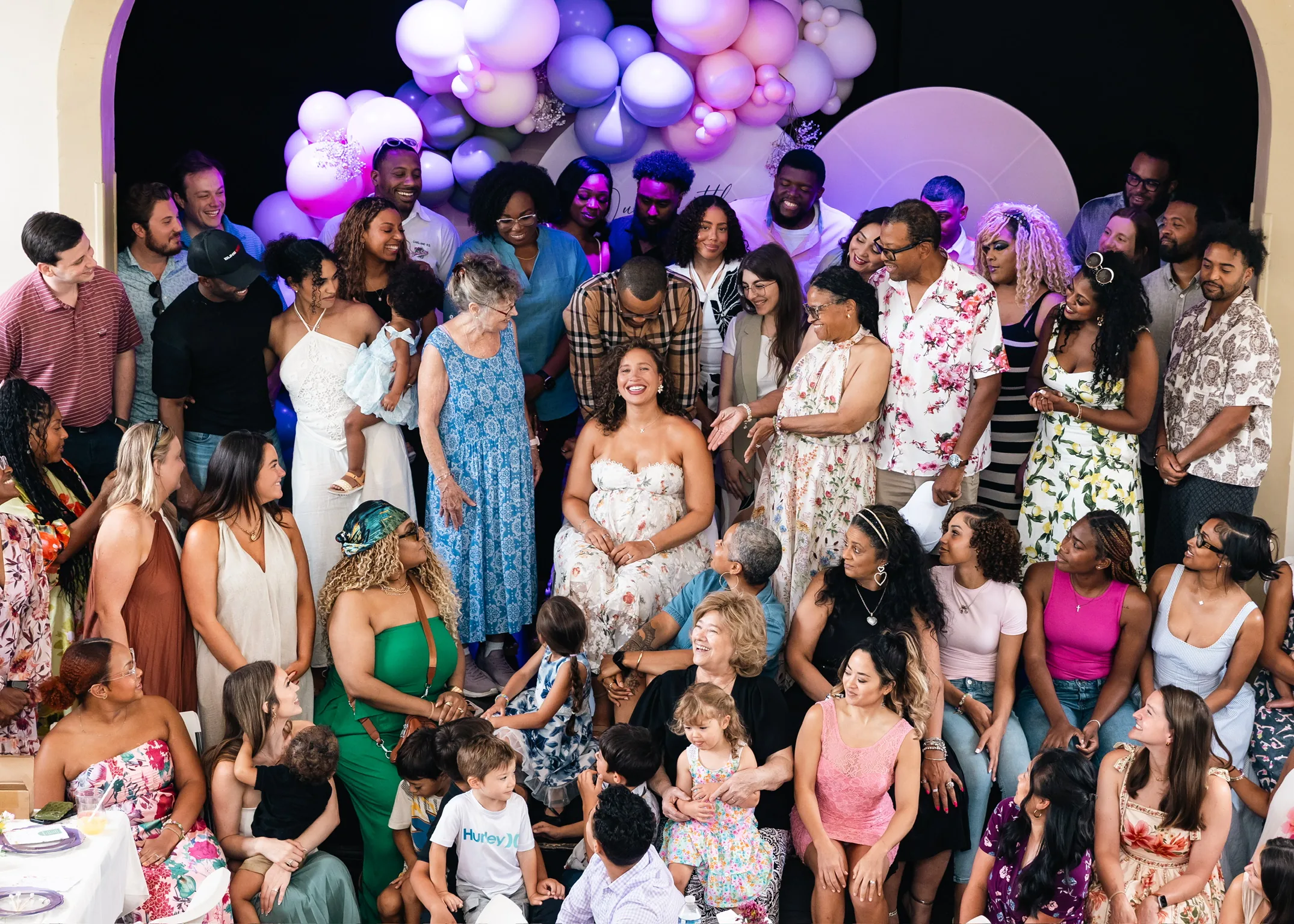 Baby shower photograph