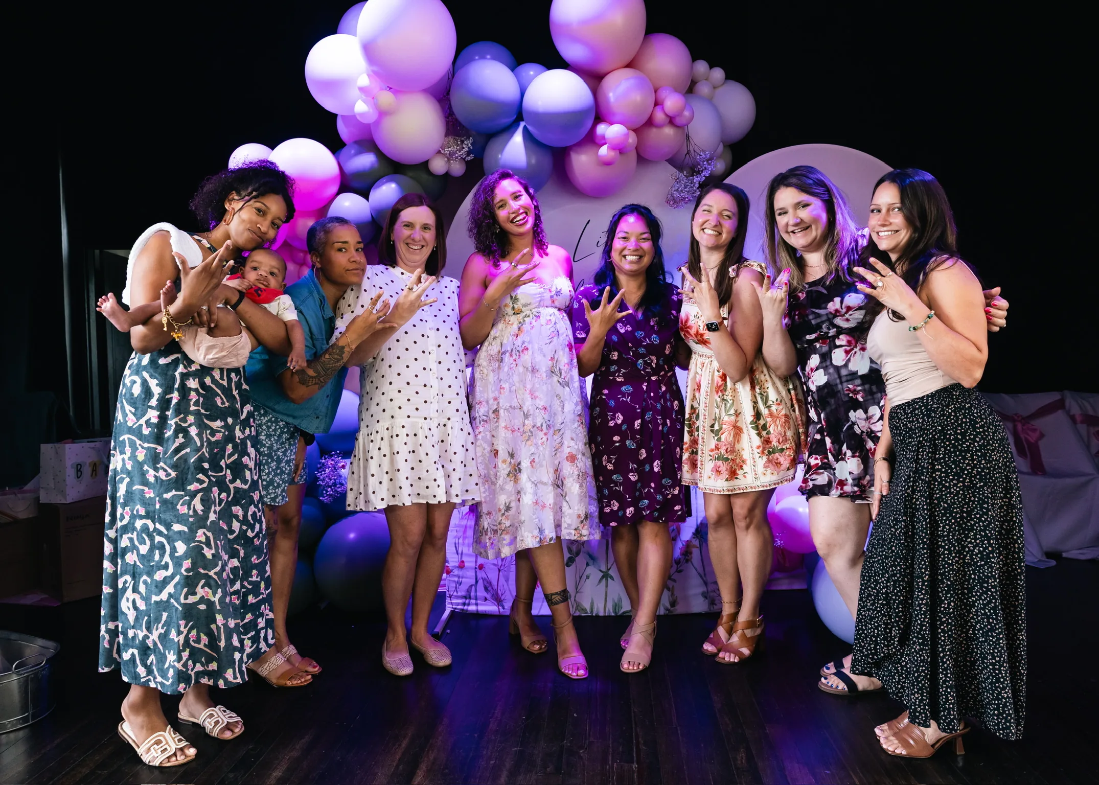 Baby shower photograph